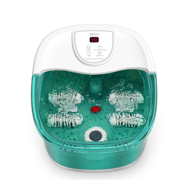 MM-20A-3 jalkakylpyhierontalaite lämmöllä ja neljällä suurella hierontatelalla