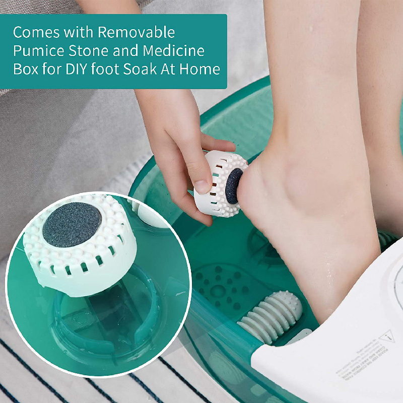 MM-20A-3 jalkakylpyhierontalaite lämmöllä ja neljällä suurella hierontatelalla