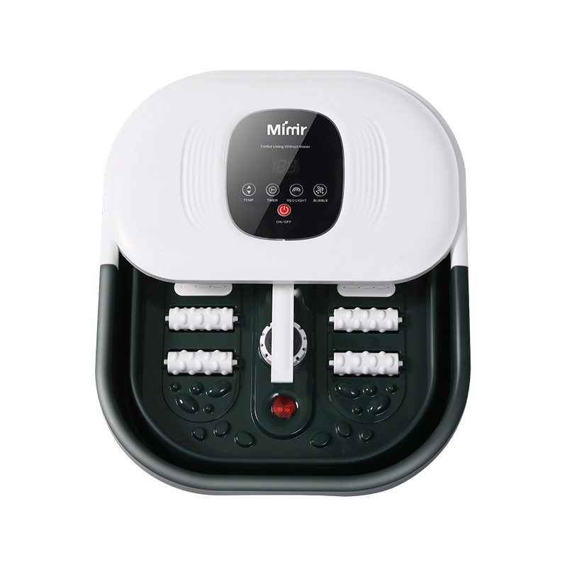 MZD-22B-1 kokoontaitettava jalkakylpykone hohkakivellä jalkojen rentouttavaan hierontaan