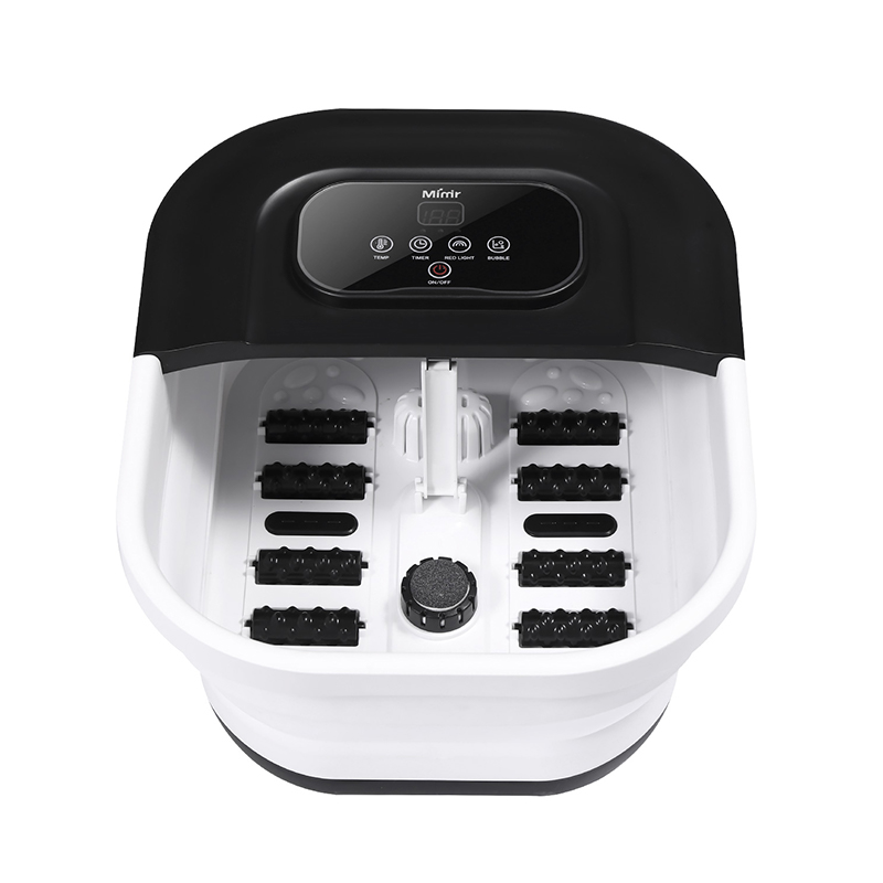 MZD-22B-2 500 W kokoontaitettava jalkakylpykone 8 kpl hierontarullilla jalka rentouttavaan hierontaan