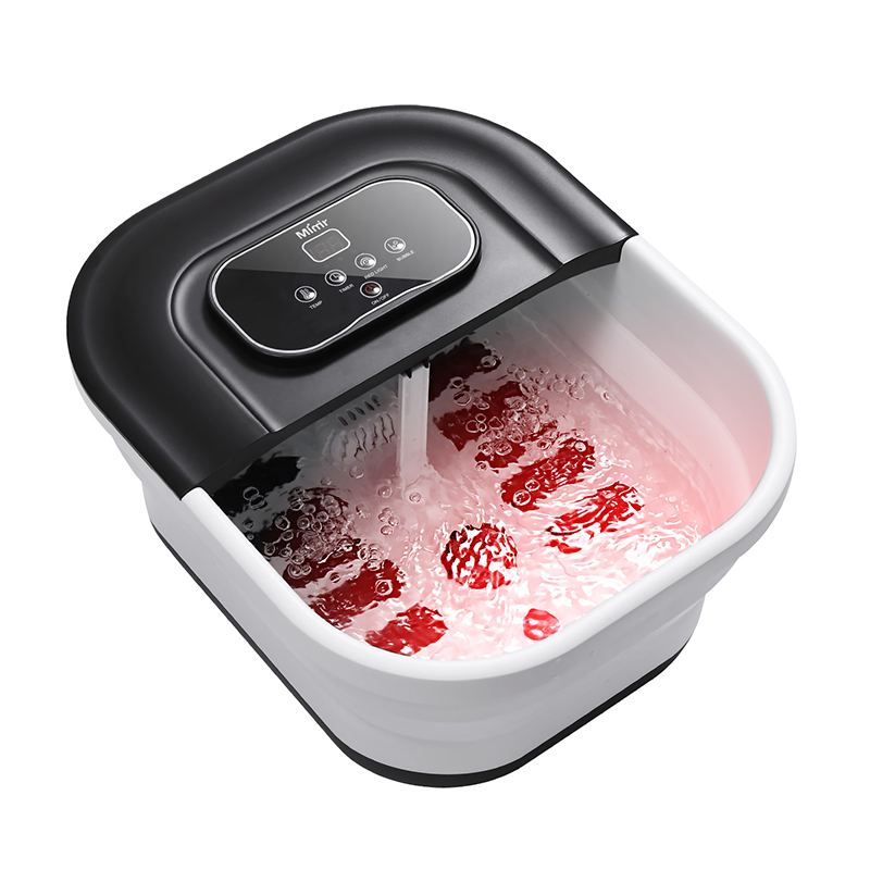 MZD-22B-2 500 W kokoontaitettava jalkakylpykone 8 kpl hierontarullilla jalka rentouttavaan hierontaan